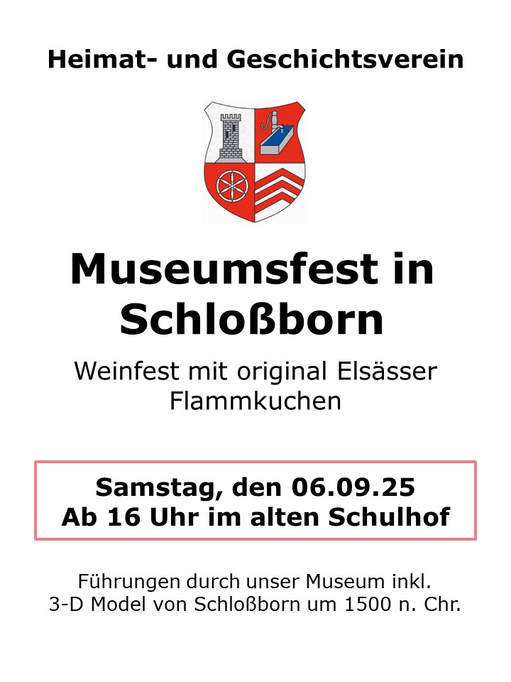 Einladung Museumsfest Plakat