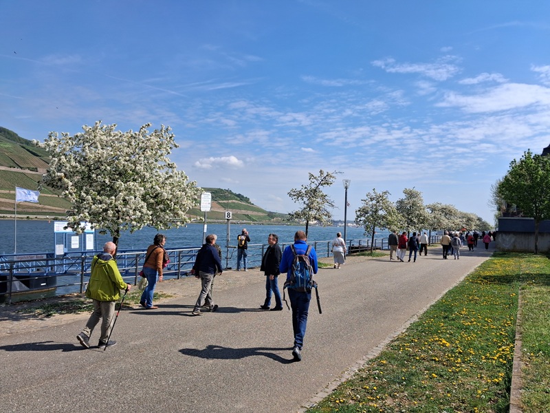 Spaziergang auf der Promenade