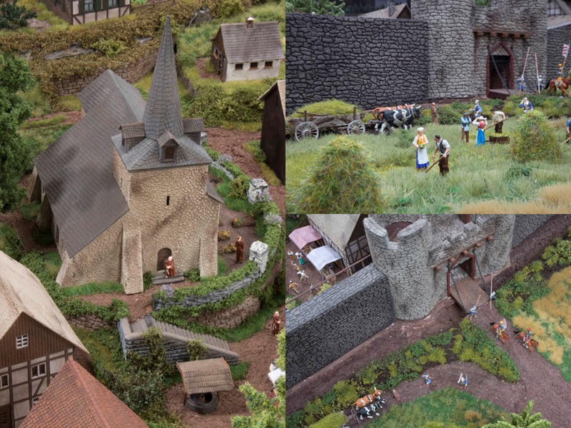 Ringmauermodell Collage 1